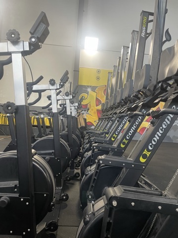 Concept technique. Hyrox engine with SkiErg and Rower.